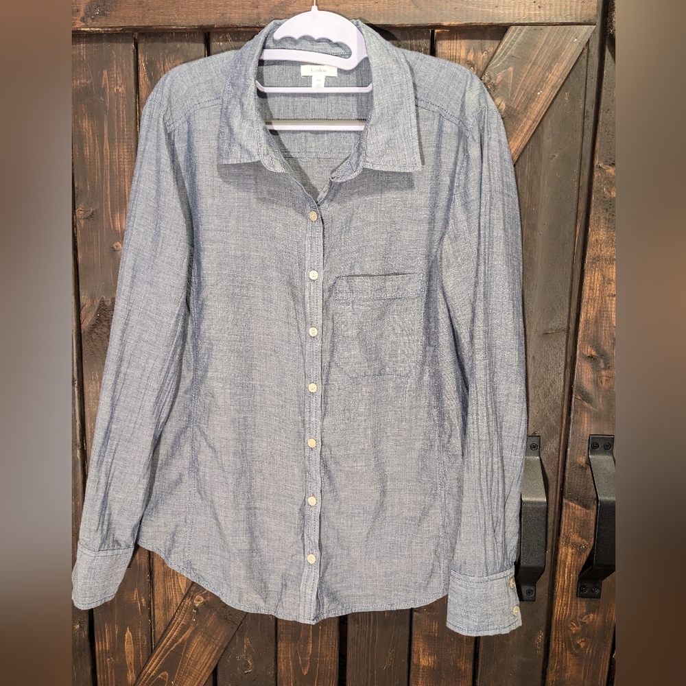 Caslon Light Blue Button-Down Shirt